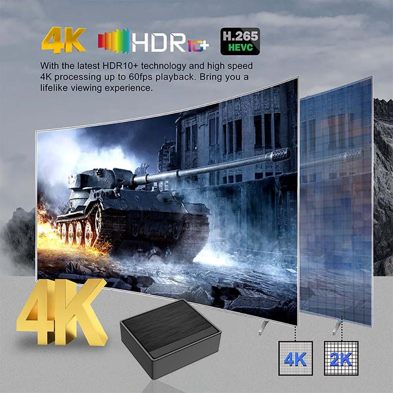 Unleash the Power of Entertainment with the 2025 BOXPUT Black TV Mate Android Box - Smart Streaming Made Easy!